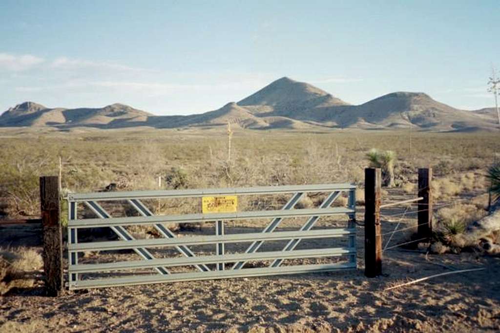 The locked gate along Animas...