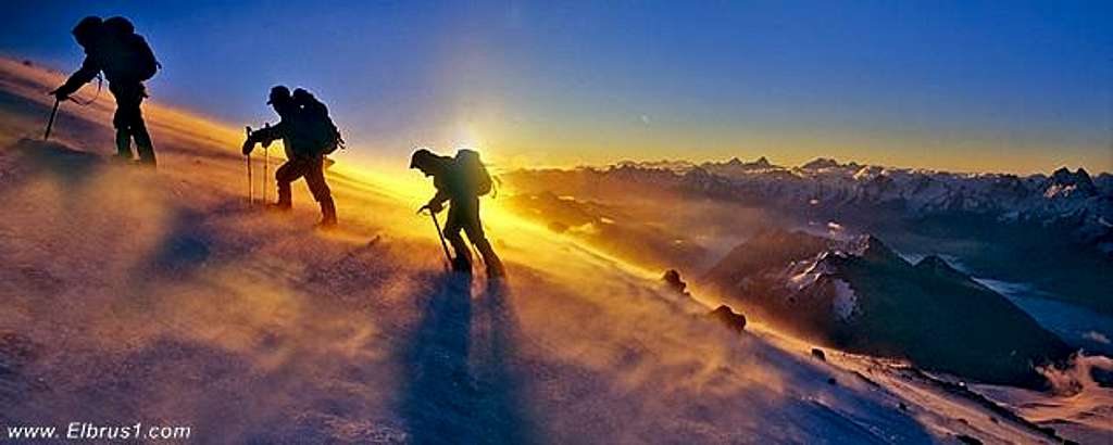 Climbing Elbrus with all...