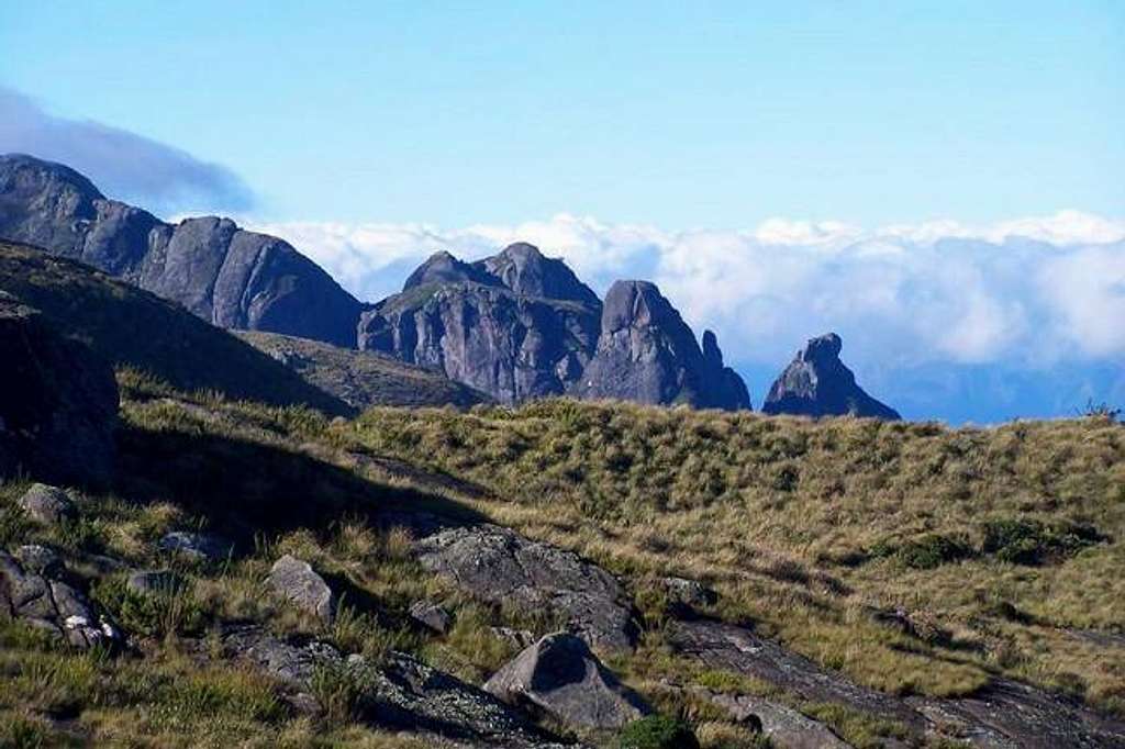 Mountains of Serra dos Órgãos...