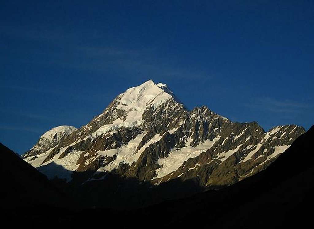Sunset on Mt. Cook, seen from...