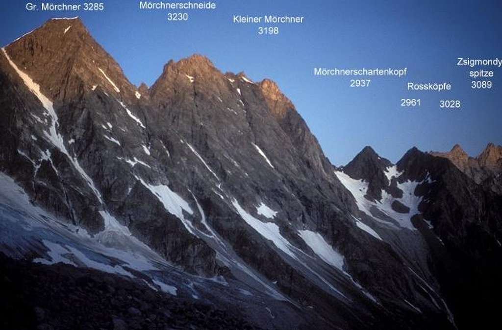 mountains at Moerchnerkamm,...