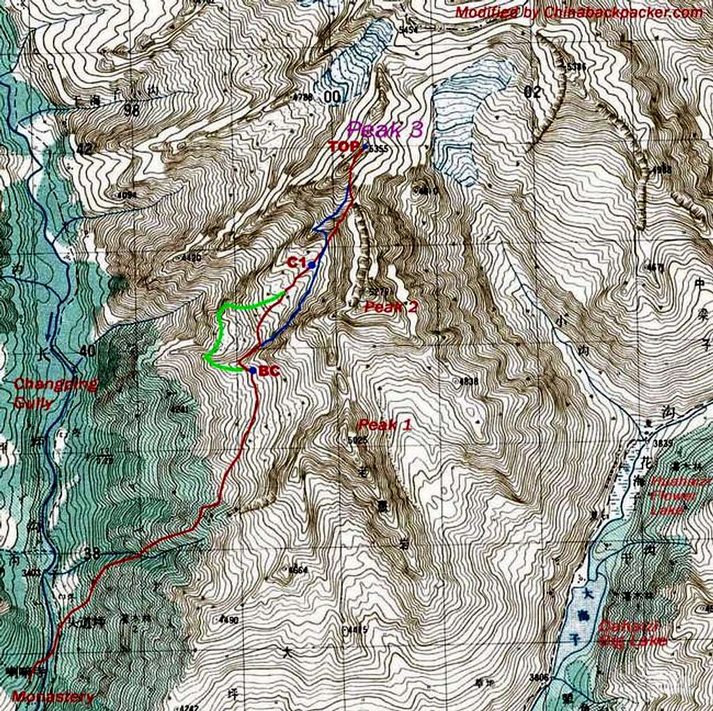 a topographic map of the 1,...