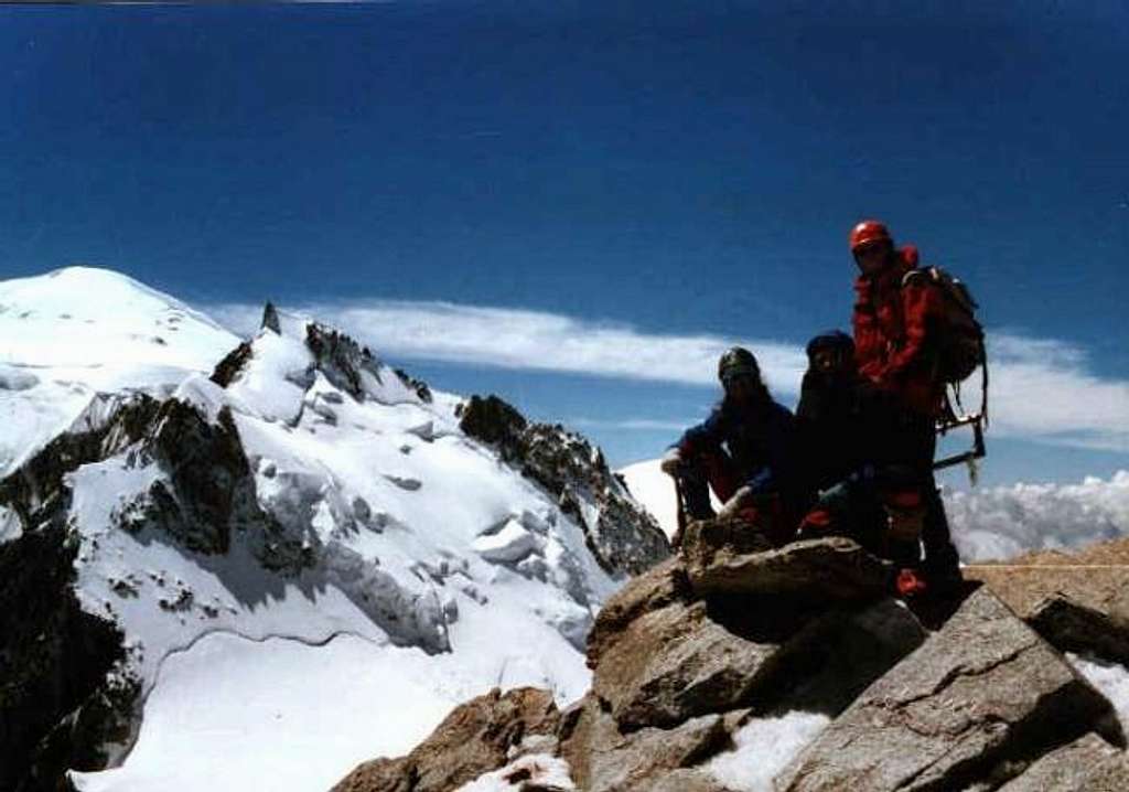 Mont Blanc du Tacul Summit....
