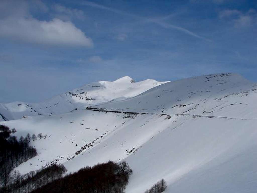 South face of Ory in winter.