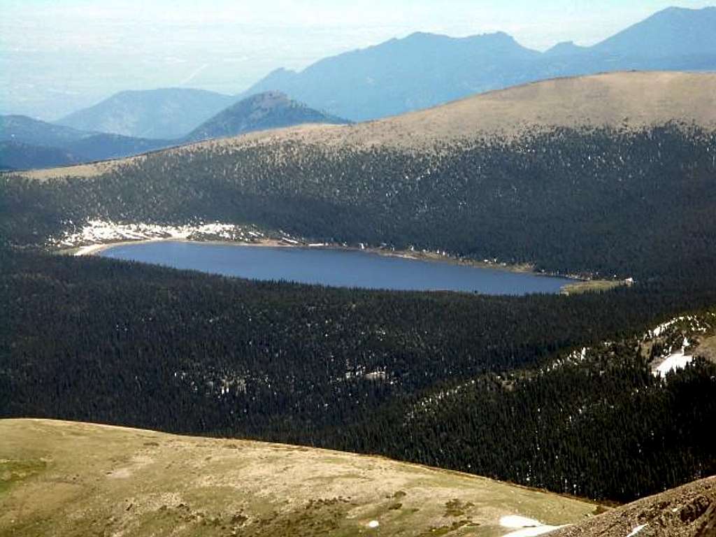 Niwot Mountain and Lefthand Reservoir