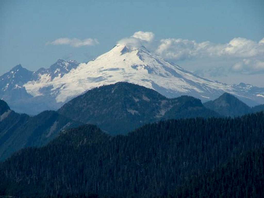 mt baker from three fingers