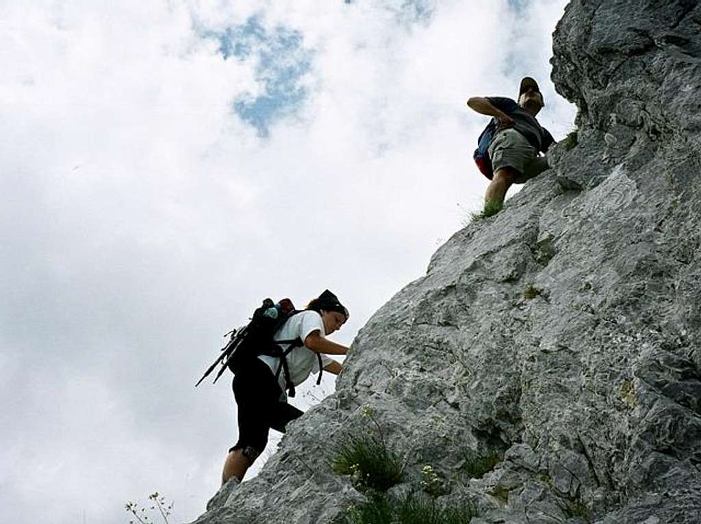  Jablanov Vrh (2203 m) ascent.
