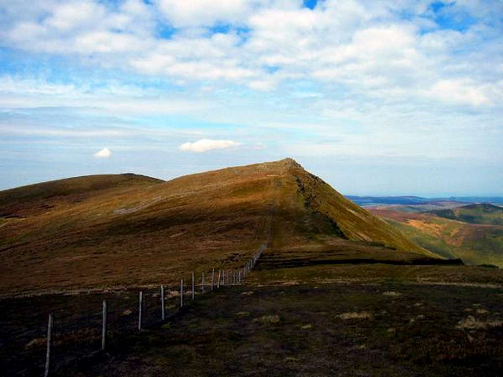 A view along the Berwyn Ridge...