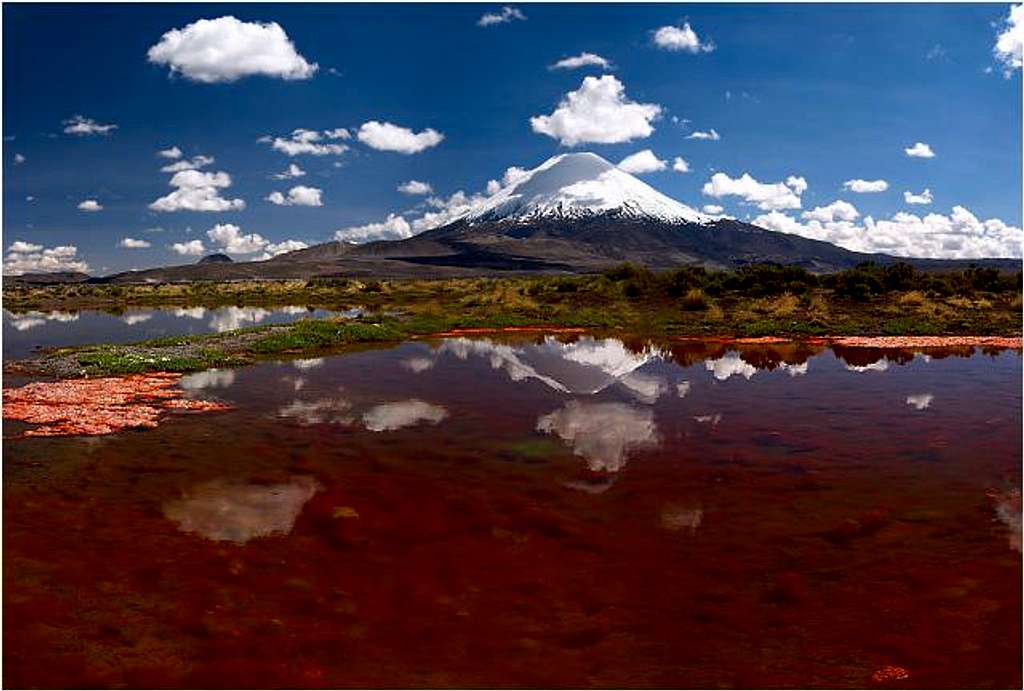 Parinacota as seen from...