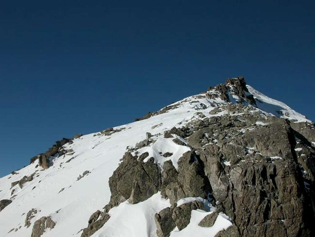 Ridge to the summit