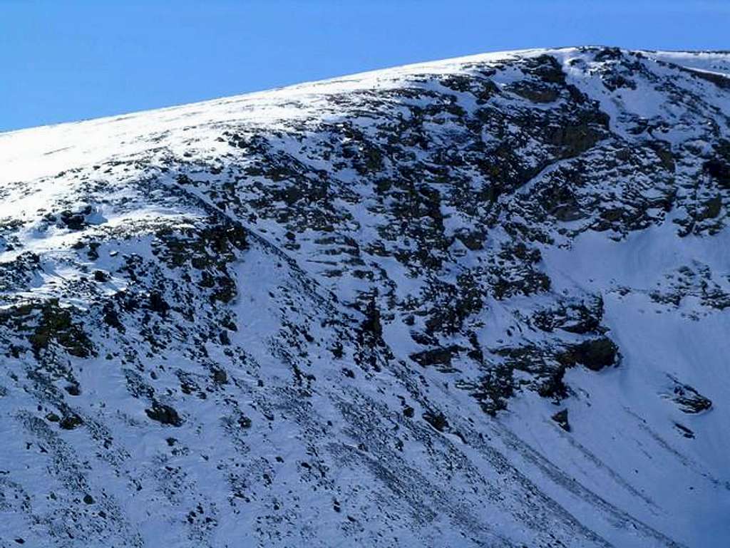 SE ridge of Mulhacén. January...