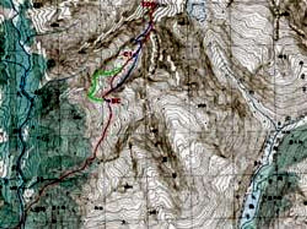 map of the first 3 sisters