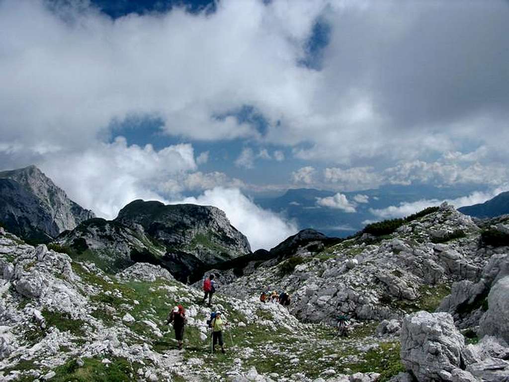 Dinaric Alps; Prenj , below...