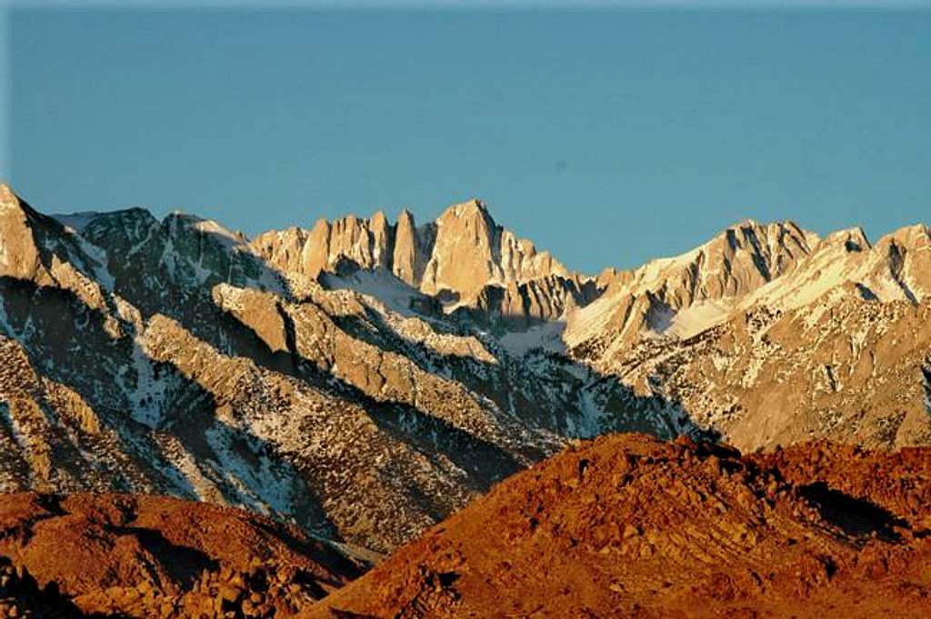 Mt Whitney on a January Morning