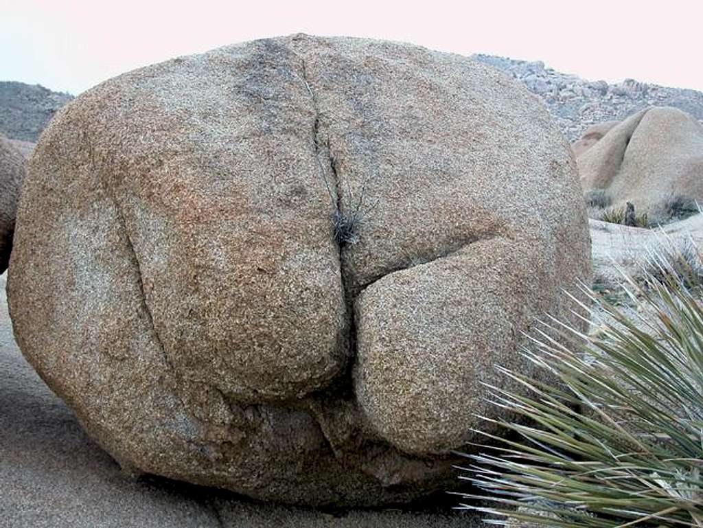 This boulder is on the Split...