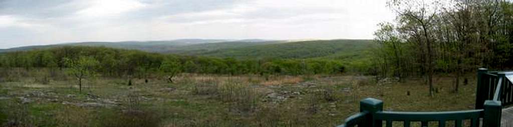 View from the overlook near...