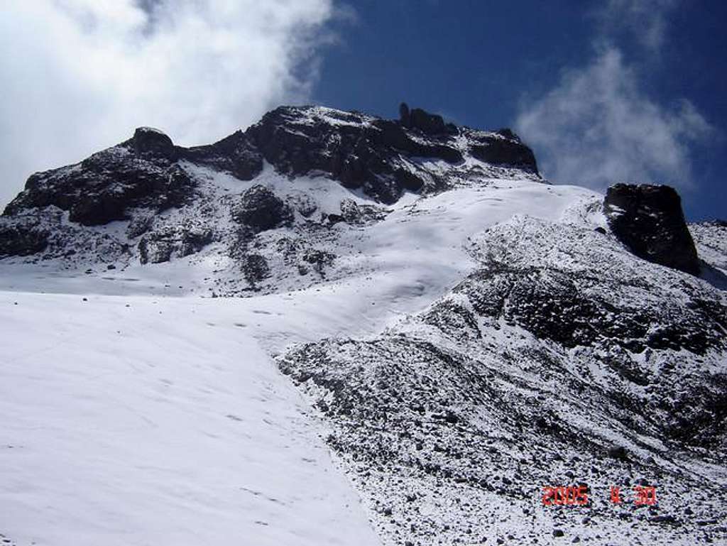 The Glaciar on Cariuayrazos'...