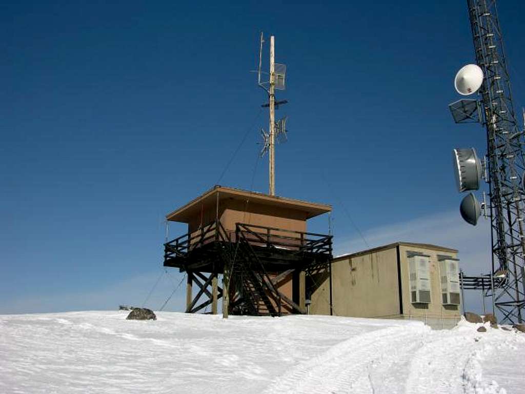 Summit lookout tower.