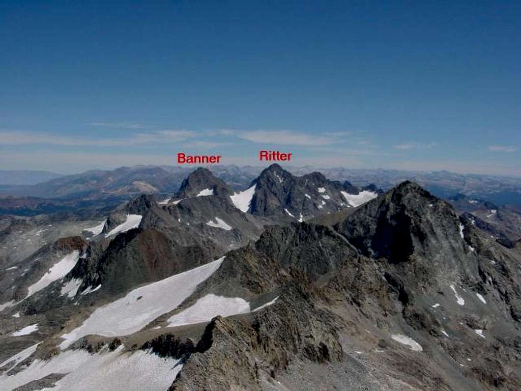 View East from summit of Mt....