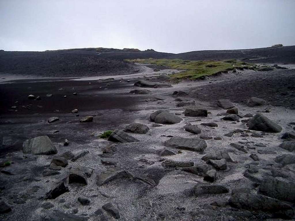 The barren and bleak plateau...