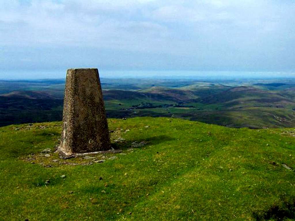 The summit trig point at...