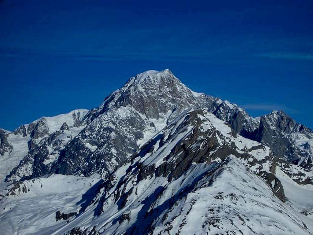 Mont Blanc from Chaz Dura...