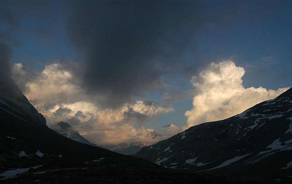 Summer clouds at sunset....