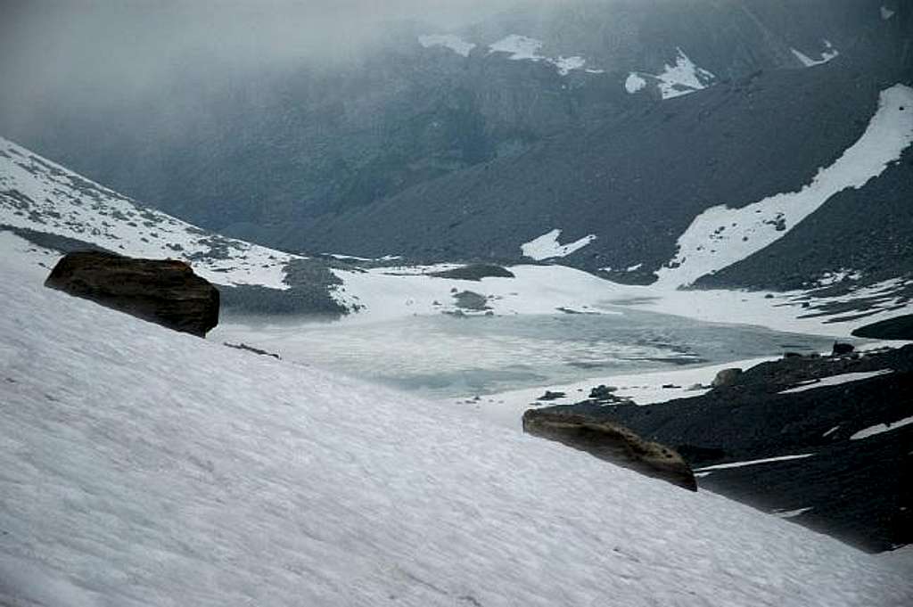 Long lake taken from Col de...