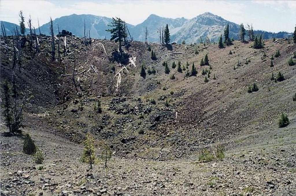 Small crater on Wizard Island...