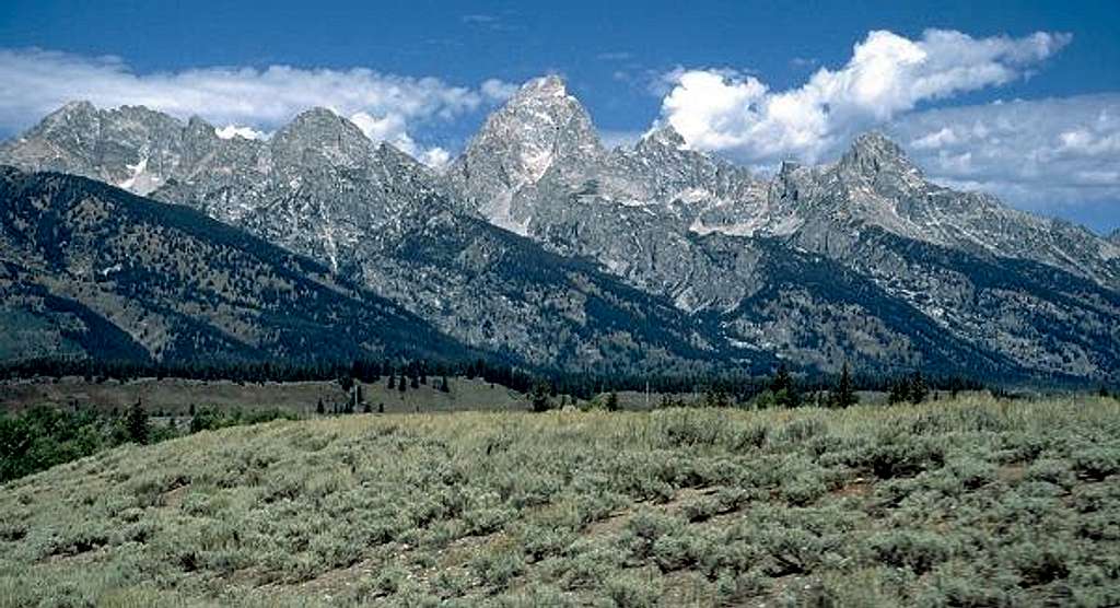 The Grand Teton from the SE.