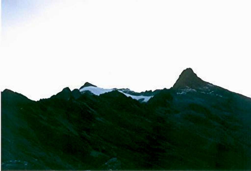 Humboldt Peak (left) and...