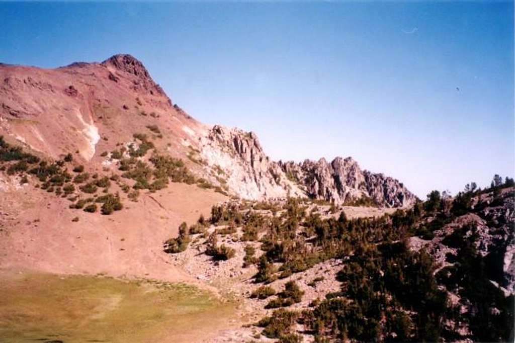 Sawtooth Peak from southeast...