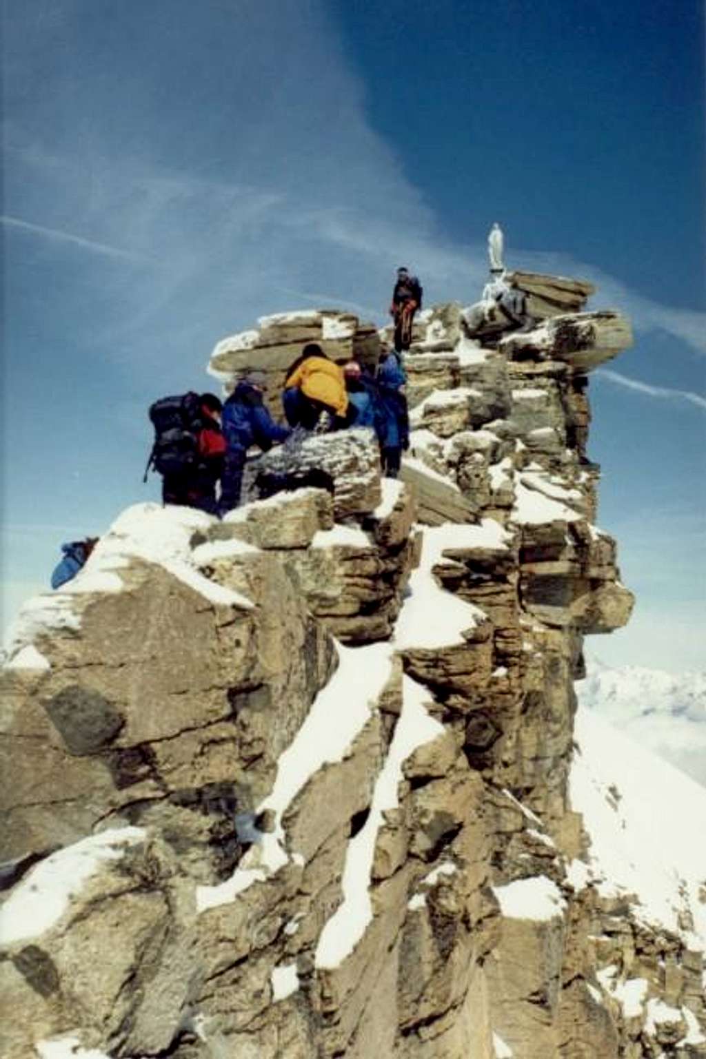 The summit of Gran Paradiso...