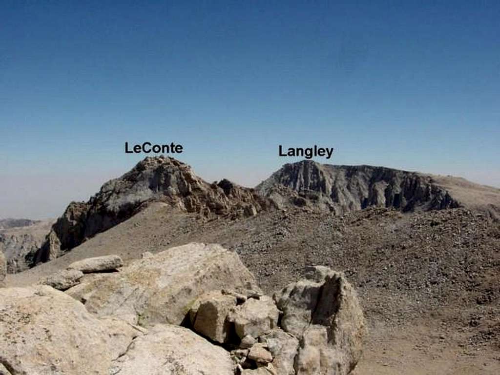 Mts. LeConte and Langley from...