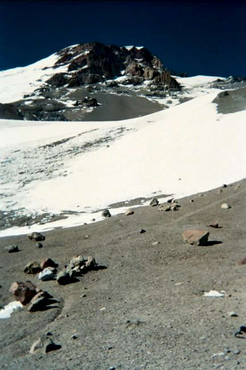 The summit of Aconcagua as...