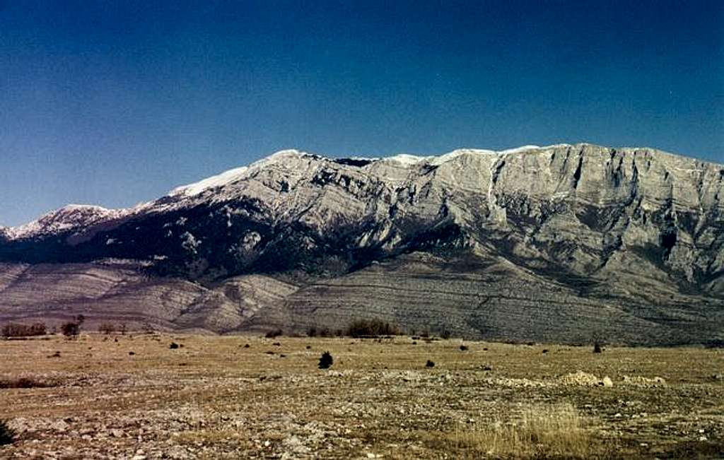 Dinara (1830m) mountain from...