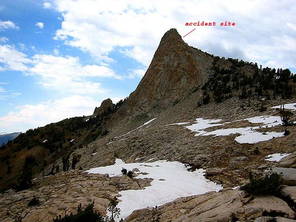 Tuolumne Peak Accident Site