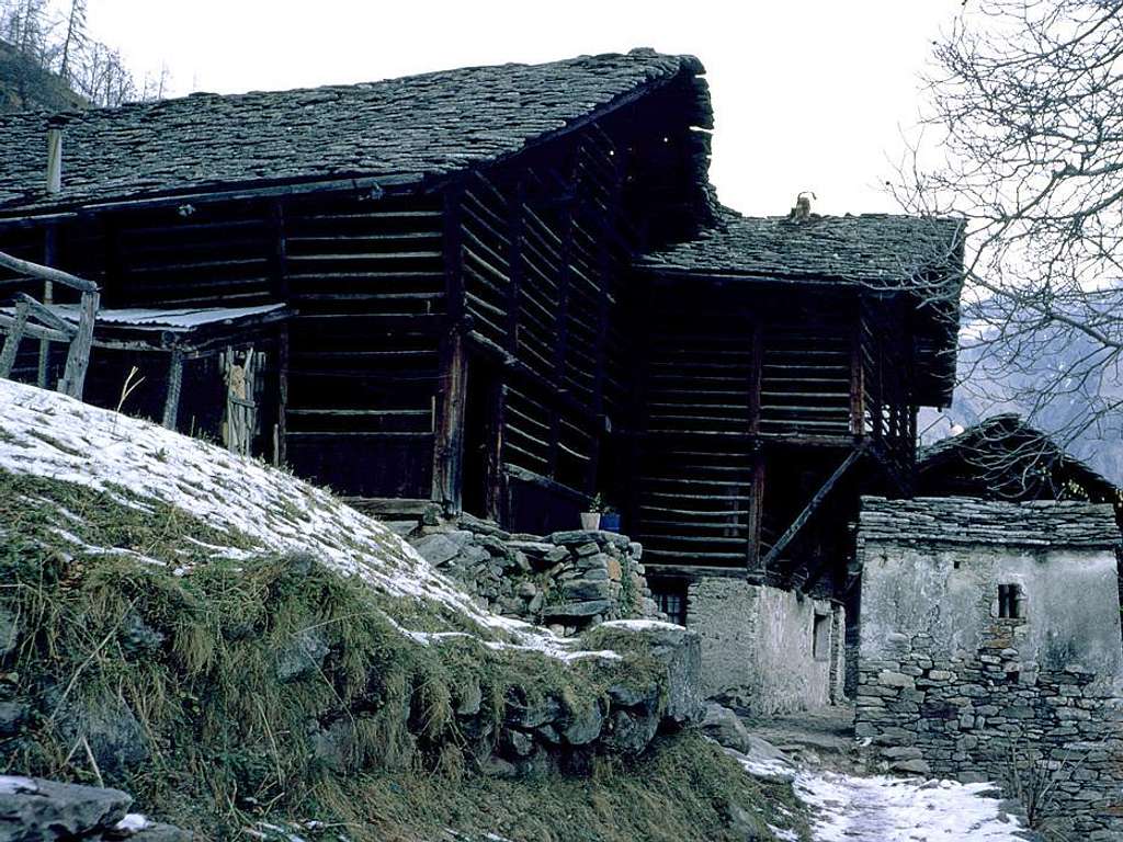 Walser house in Val Vogna