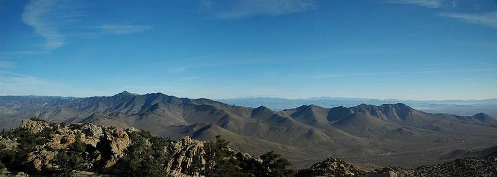 Scodie Mountain summit panorama