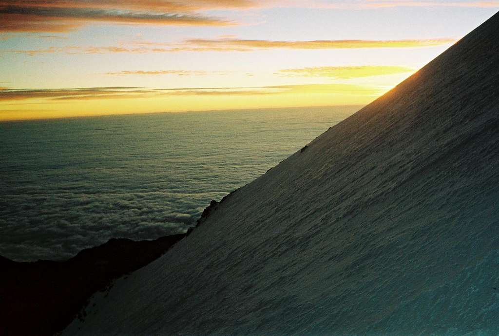 Sunrise on Pico de Orizaba