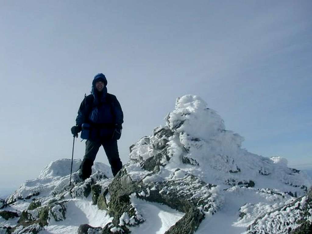 Hikerdave on summit of Mt....