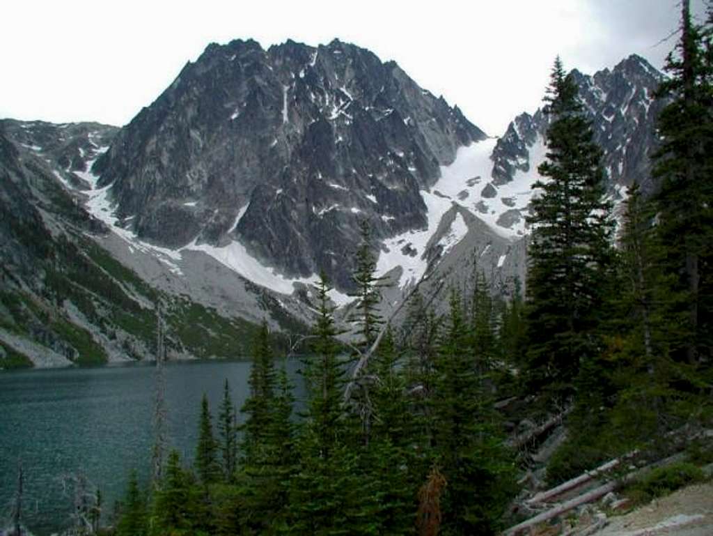 Looking across Colchuck Lake...