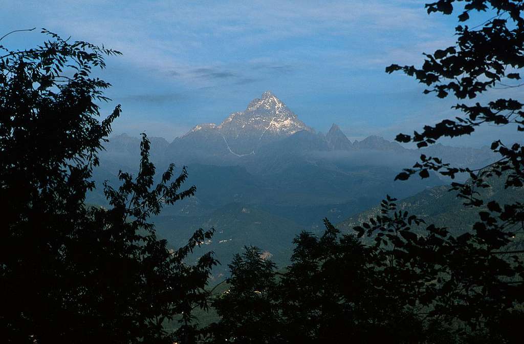 Monviso after sunrise