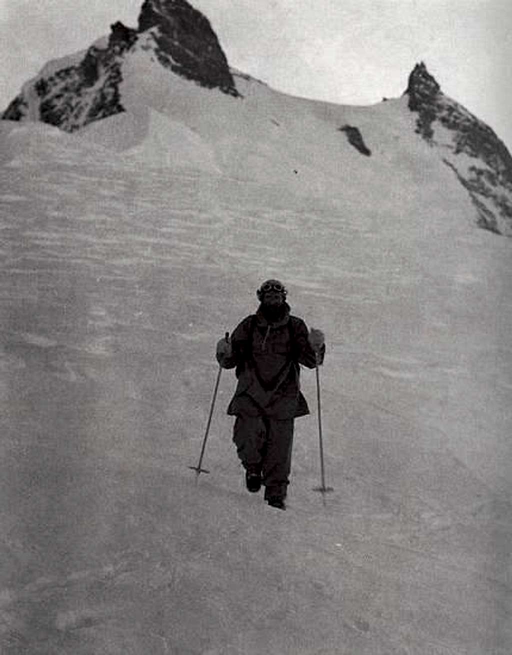 Hermann Buhl descending Nanga Parbat
