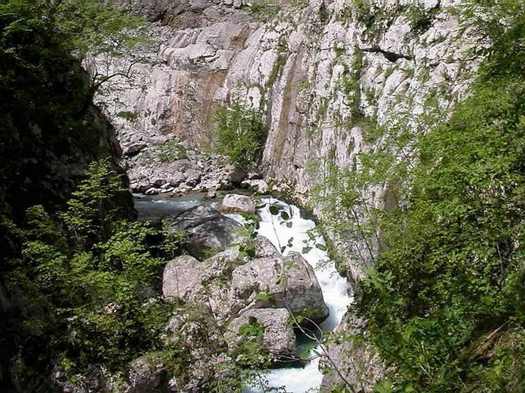 The canyon of Mrtvica River