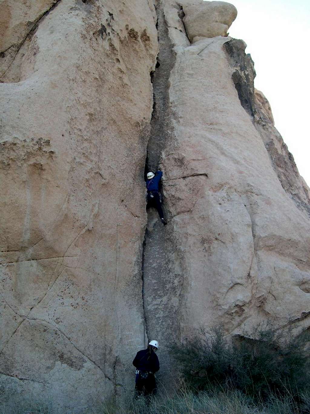 Trench Connection, 5.7, J Tree NP. California.
