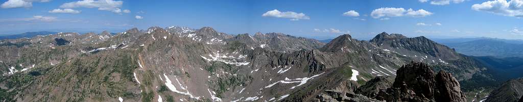 Gore Range Panorama from Vista Peak