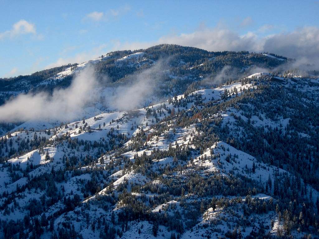 Boise Peak Winter Scene