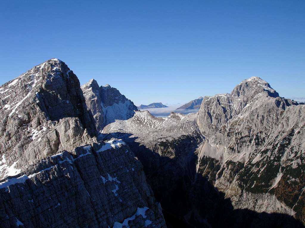 View from northwall ferrata