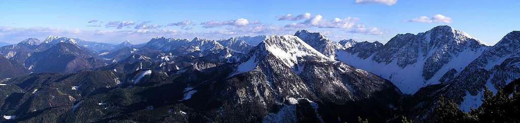 Struska summit panorama